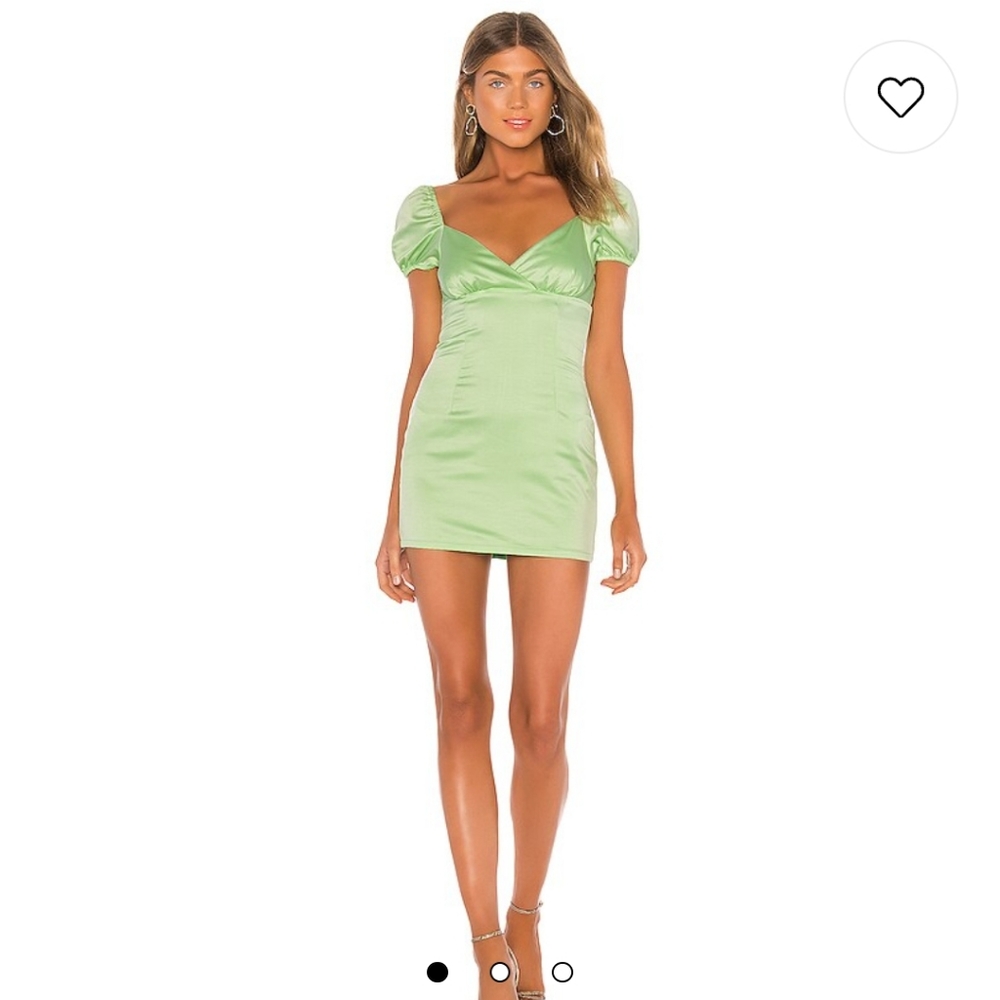 Superdown Ariel green dress